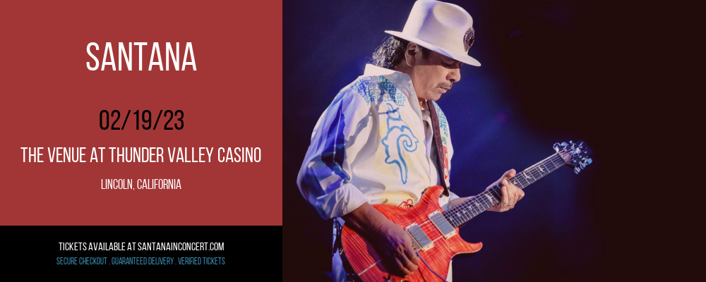 Santana at Santana Concert tickets Santana at Santana Concert