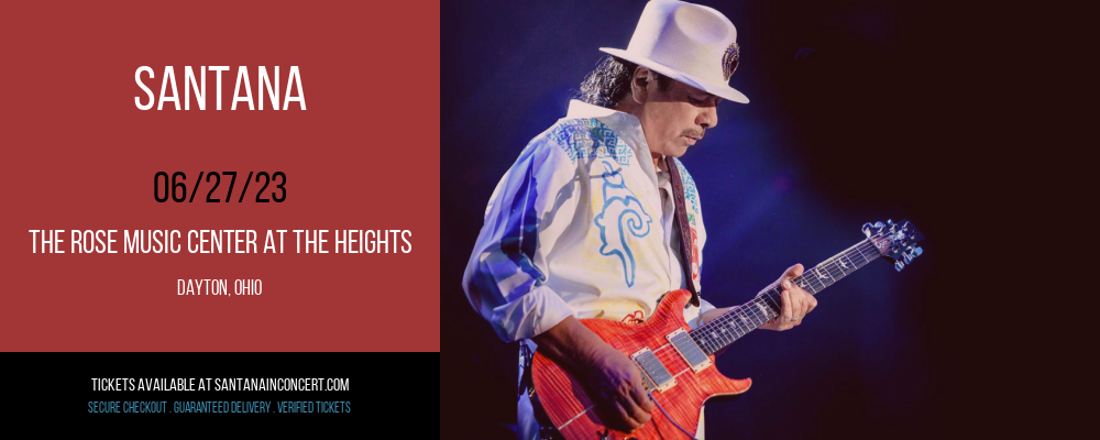Santana at Santana Concert tickets Santana at Santana Concert