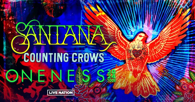 Santana & Counting Crows at Pine Knob Music Theatre